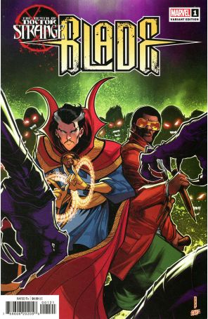 Death of Doctor Strange: Blade 1A published by Marvel with cover art by David Baldeon