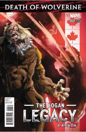 Death of Wolverine: The Logan Legacy 3A published by Marvel with cover art by Ariela Kristantina