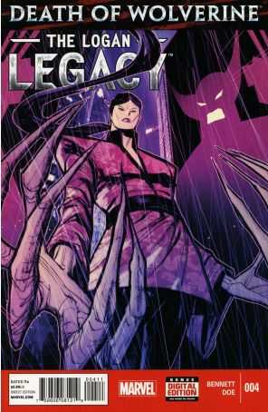 Death of Wolverine: The Logan Legacy 4 published by Marvel with cover art by Juan Doe