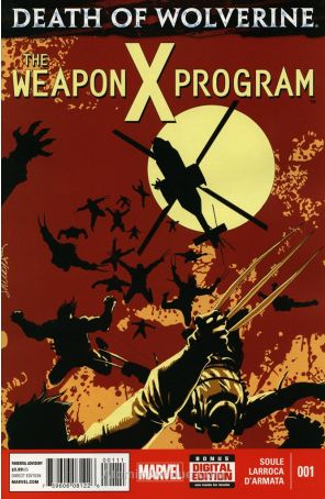 Death of Wolverine: The Weapon X Program 1 published by Marvel with cover art by Salvador Larroca