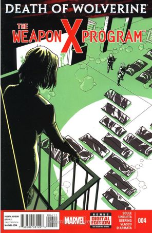 Death of Wolverine: The Weapon X Program 4 published by Marvel with cover art by Salvador Larroca