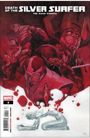 Death of the Silver Surfer 4 published by Marvel with cover art by Dike Ruan