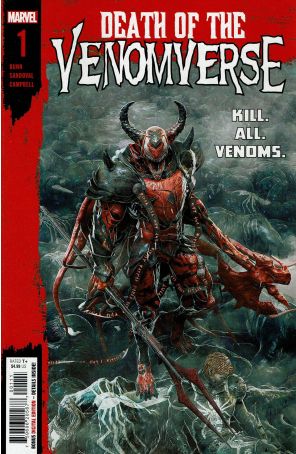 Death of the Venomverse 1 published by Marvel with cover art by Björn Barends