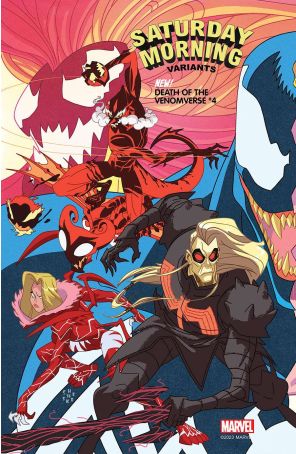 Death of the Venomverse 4D published by Marvel with cover art by Sean Galloway