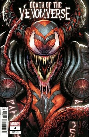 Death of the Venomverse 4E published by Marvel with cover art by Tyler Kirkham