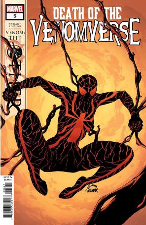 Death of the Venomverse 5A published by Marvel with cover art by Ryan Stegman
