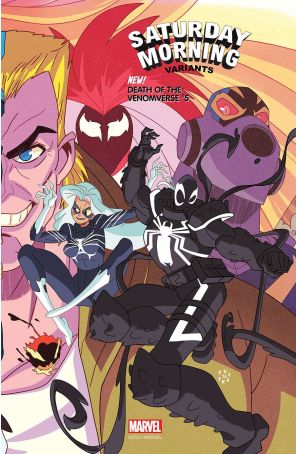 Death of the Venomverse 5D published by Marvel with cover art by Sean Galloway