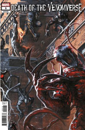 Death of the Venomverse 5E published by Marvel with cover art by Gabriele Dell'Otto