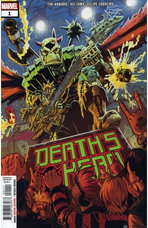 Death's Head (2nd Series) 1 published by Marvel with cover art by Nick Roche