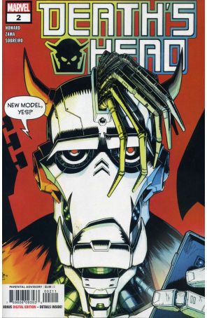 Death's Head (2nd Series) 2 published by Marvel with cover art by Nick Roche