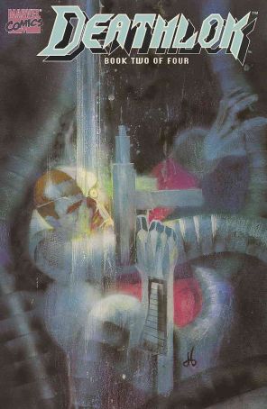 Deathlok (1st Series) 2 published by Marvel with cover art by Bill Sienkiewicz