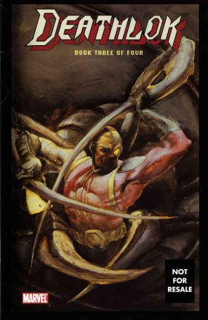 Deathlok (1st Series) 3 (2nd) published by Marvel with cover art by Kent Williams