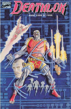 Deathlok (1st Series) 4 published by Marvel with cover art by Denys Cowan
