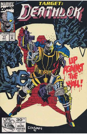 Deathlok (2nd Series) 11 published by Marvel with cover art by Denys Cowan