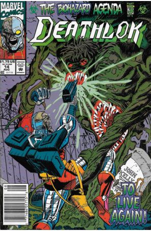 Deathlok (2nd Series) 14 (Newsstand) published by Marvel