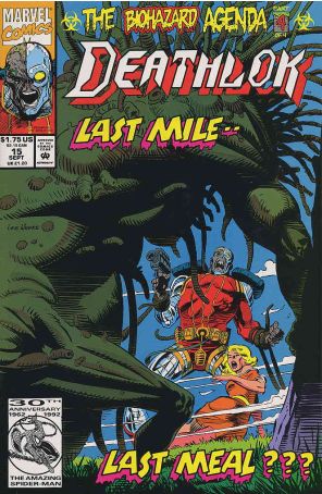 Deathlok (2nd Series) 15 published by Marvel with cover art by Lee Weeks