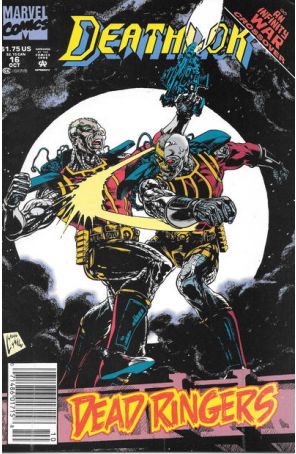 Deathlok (2nd Series) 16 (Newsstand) published by Marvel with cover art by Steve Lightle