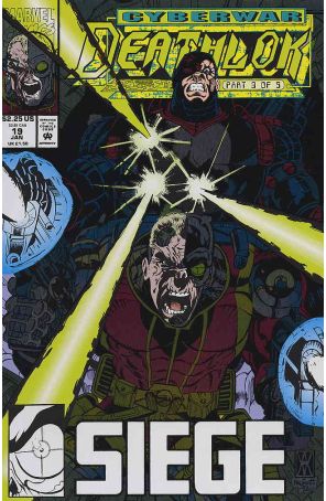 Deathlok (2nd Series) 19 published by Marvel with cover art by Walter McDaniel