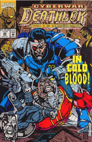 Deathlok (2nd Series) 20 published by Marvel with cover art by Walter McDaniel