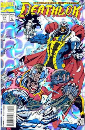Deathlok (2nd Series) 25 published by Marvel with cover art by Walter McDaniel
