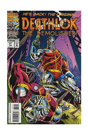 Deathlok (2nd Series) 31 published by Marvel with cover art by Kevin Kobasic