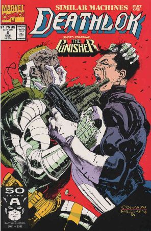 Deathlok (2nd Series) 6 published by Marvel with cover art by Denys Cowan