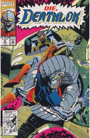 Deathlok (2nd Series) 8 published by Marvel with cover art by Butch Guice