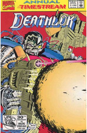 Deathlok (2nd Series) Annual 1 published by Marvel with cover art by Joe Quesada