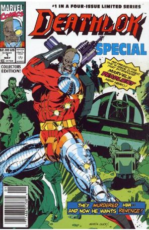 Deathlok (2nd Series) Special 1 (Newsstand) published by Marvel with cover art by Butch Guice