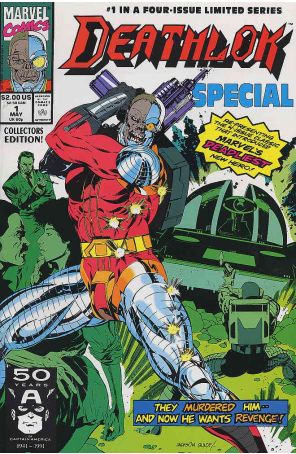 Deathlok (2nd Series) Special 1 published by Marvel with cover art by Butch Guice