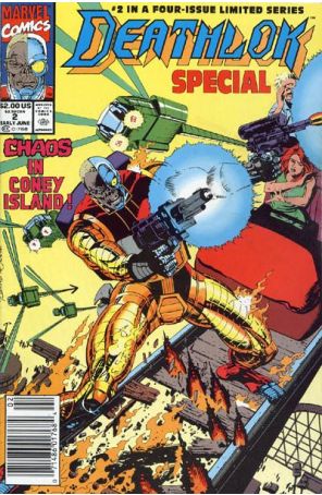 Deathlok (2nd Series) Special 2 (Newsstand) published by Marvel with cover art by Butch Guice
