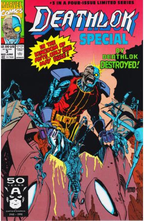 Deathlok (2nd Series) Special 3 published by Marvel with cover art by Denys Cowan