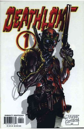 Deathlok (3rd series) 1A published by Marvel with cover art by Joe Quesada