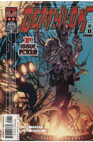Deathlok (3rd series) 1 published by Marvel with cover art by Joe Quesada