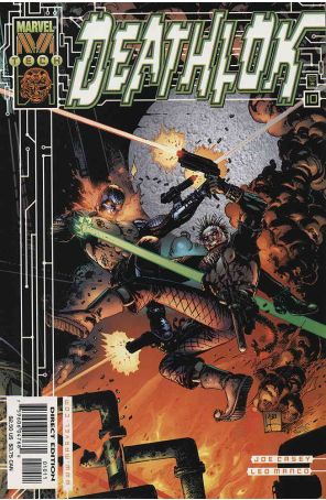 Deathlok (3rd series) 10 published by Marvel with cover art by Leonardo Manco
