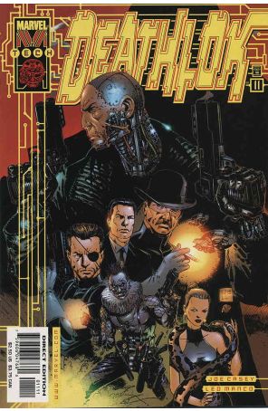 Deathlok (3rd series) 11 published by Marvel with cover art by Leonardo Manco
