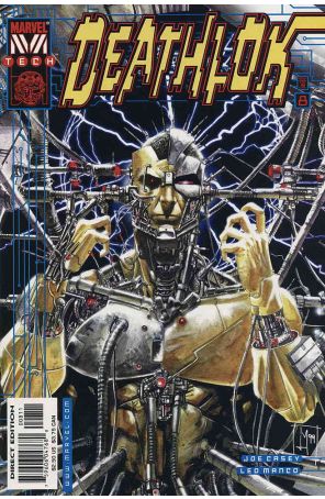 Deathlok (3rd series) 8 published by Marvel with cover art by Leonardo Manco