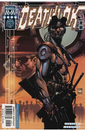 Deathlok (3rd series) 9 published by Marvel with cover art by Leonardo Manco