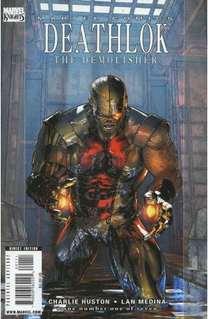 Deathlok (4th Series) 1 published by Marvel with cover art by Brandon Peterson