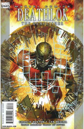 Deathlok (4th Series) 3 published by Marvel with cover art by Brandon Peterson