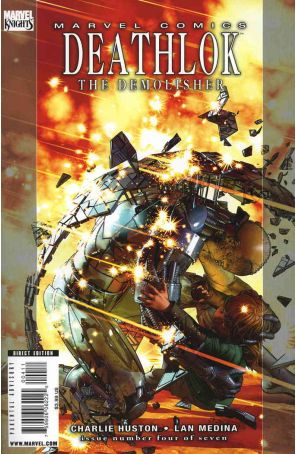 Deathlok (4th Series) 4 published by Marvel with cover art by Brandon Peterson