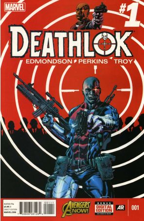 Deathlok (5th Series) 1 published by Marvel with cover art by Michael Perkins