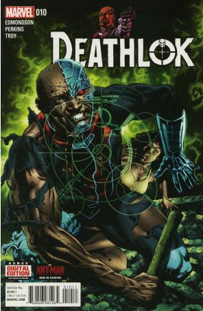 Deathlok (5th Series) 10 published by Marvel with cover art by Mike Perkins