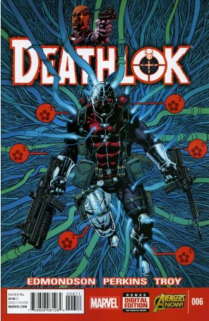 Deathlok (5th Series) 6 published by Marvel with cover art by Michael Perkins