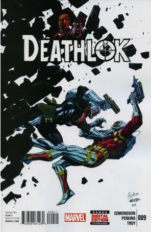 Deathlok (5th Series) 9 published by Marvel with cover art by Michael Perkins