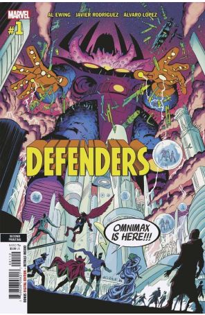 Defenders (6th Series) 1 (2nd) published by Marvel with cover art by Javier Rodriguez