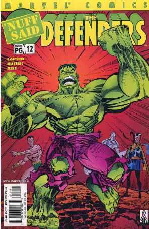 Defenders (Vol. 2) 12 published by Marvel with cover art by Erik Larsen