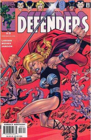 Defenders (Vol. 2) 3 published by Marvel with cover art by Erik Larsen
