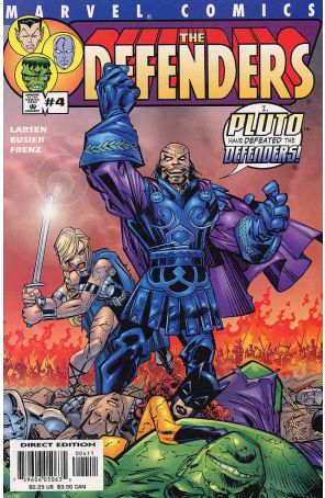 Defenders (Vol. 2) 4 published by Marvel with cover art by Erik Larsen