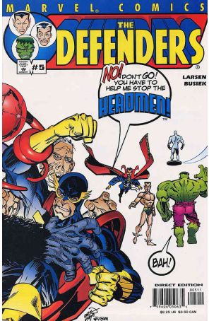 Defenders (Vol. 2) 5 published by Marvel with cover art by Erik Larsen